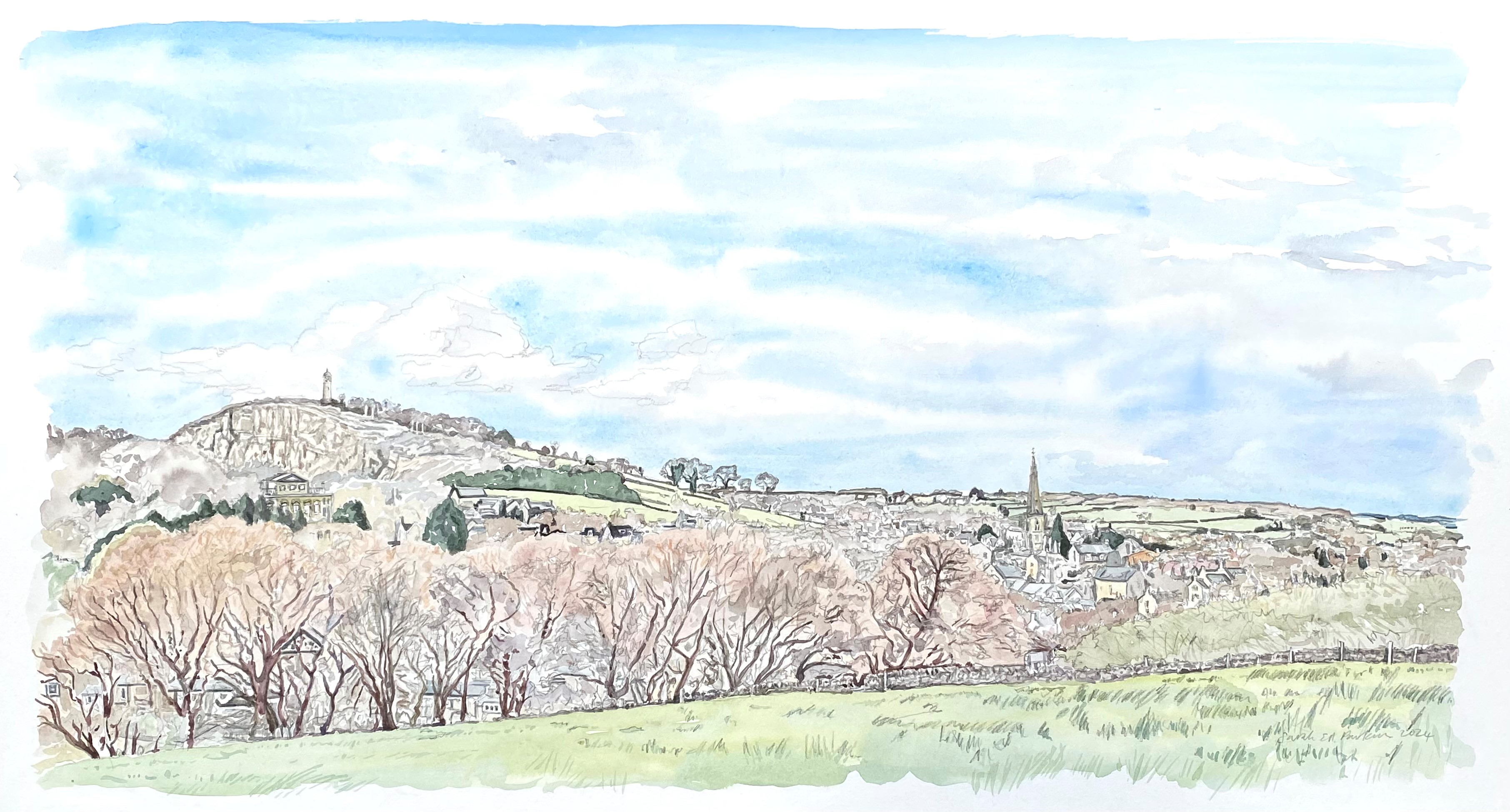 SarahEAParkin Crich Village & Stand